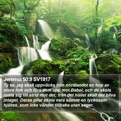 Jeremia 50:9 SV1917 Bible Verse Image