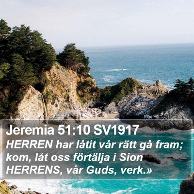 Jeremia 51:10 SV1917 Bible Verse Image