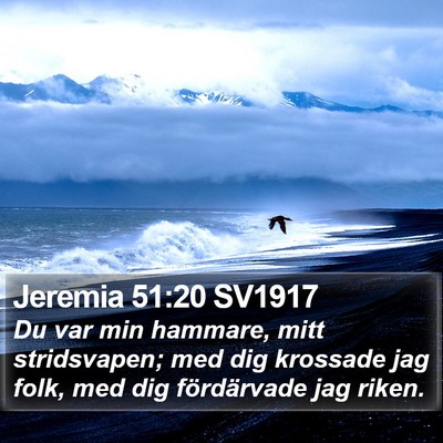 Jeremia 51:20 SV1917 Bible Verse Image