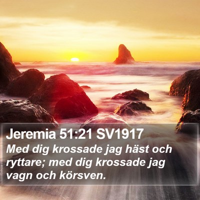 Jeremia 51:21 SV1917 Bible Verse Image
