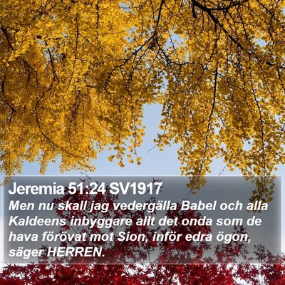 Jeremia 51:24 SV1917 Bible Verse Image