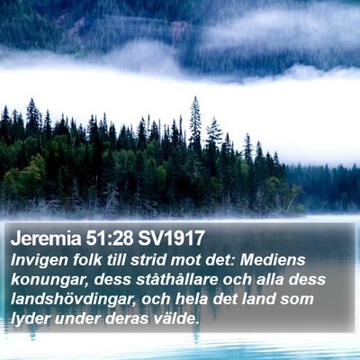 Jeremia 51:28 SV1917 Bible Verse Image