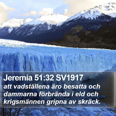 Jeremia 51:32 SV1917 Bible Verse Image