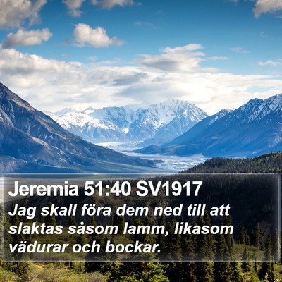 Jeremia 51:40 SV1917 Bible Verse Image