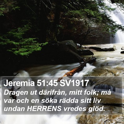 Jeremia 51:45 SV1917 Bible Verse Image
