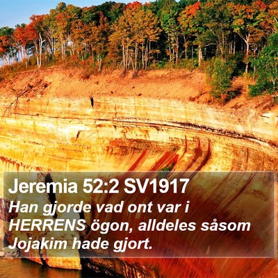 Jeremia 52:2 SV1917 Bible Verse Image