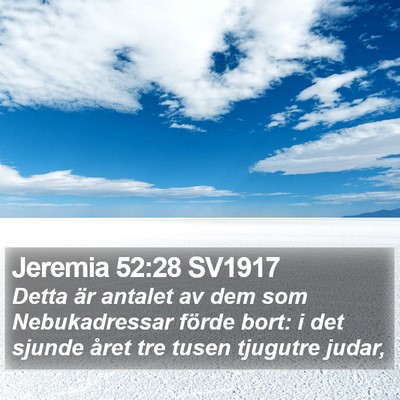 Jeremia 52:28 SV1917 Bible Verse Image