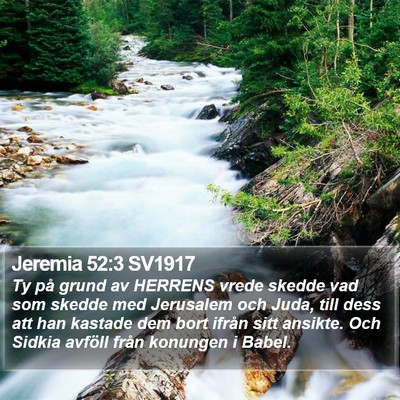 Jeremia 52:3 SV1917 Bible Verse Image