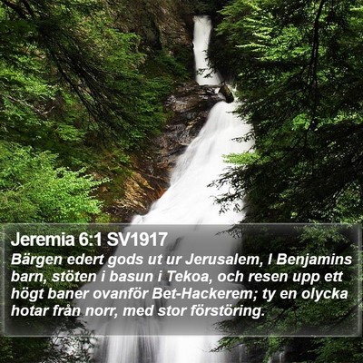 Jeremia 6:1 SV1917 Bible Verse Image