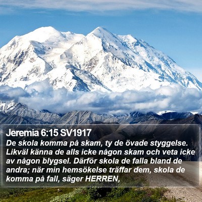 Jeremia 6:15 SV1917 Bible Verse Image