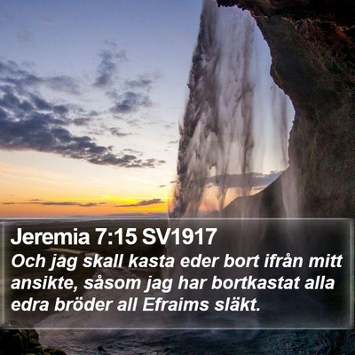 Jeremia 7:15 SV1917 Bible Verse Image
