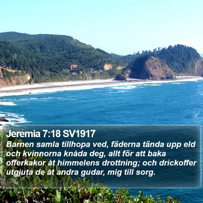 Jeremia 7:18 SV1917 Bible Verse Image
