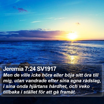 Jeremia 7:24 SV1917 Bible Verse Image