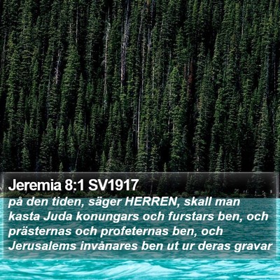 Jeremia 8:1 SV1917 Bible Verse Image
