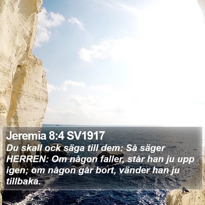 Jeremia 8:4 SV1917 Bible Verse Image