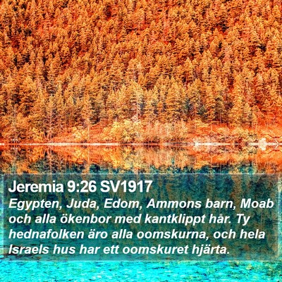 Jeremia 9:26 SV1917 Bible Verse Image
