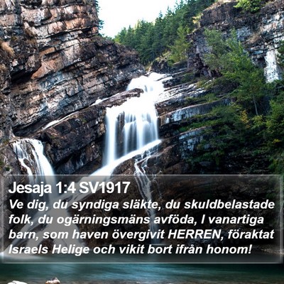 Jesaja 1:4 SV1917 Bible Verse Image