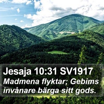 Jesaja 10:31 SV1917 Bible Verse Image