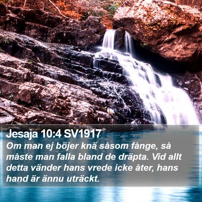 Jesaja 10:4 SV1917 Bible Verse Image