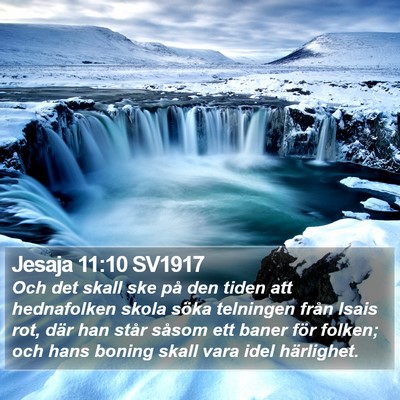 Jesaja 11:10 SV1917 Bible Verse Image