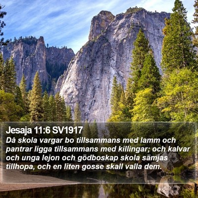 Jesaja 11:6 SV1917 Bible Verse Image