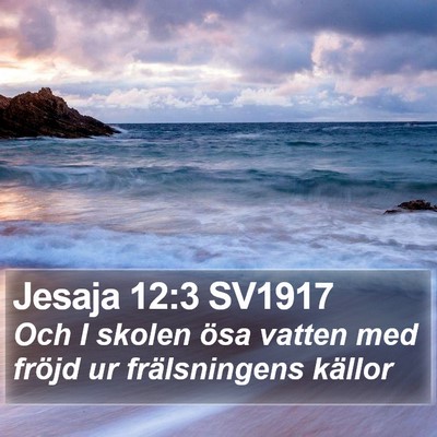 Jesaja 12:3 SV1917 Bible Verse Image