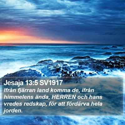 Jesaja 13:5 SV1917 Bible Verse Image