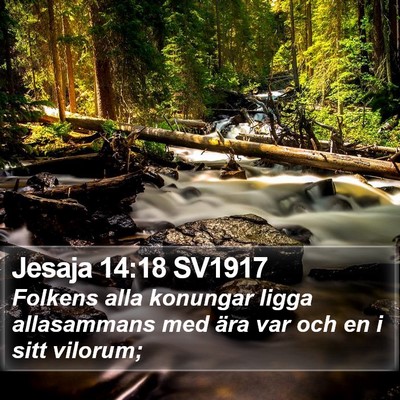 Jesaja 14:18 SV1917 Bible Verse Image