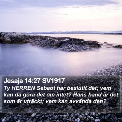 Jesaja 14:27 SV1917 Bible Verse Image