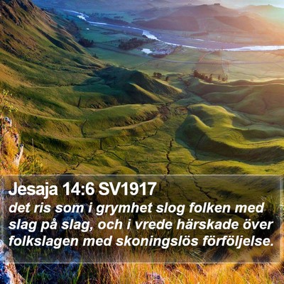 Jesaja 14:6 SV1917 Bible Verse Image