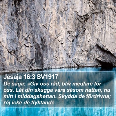 Jesaja 16:3 SV1917 Bible Verse Image