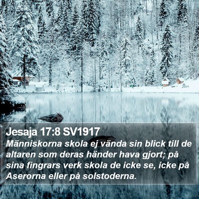 Jesaja 17:8 SV1917 Bible Verse Image