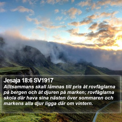 Jesaja 18:6 SV1917 Bible Verse Image
