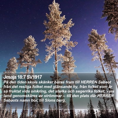 Jesaja 18:7 SV1917 Bible Verse Image