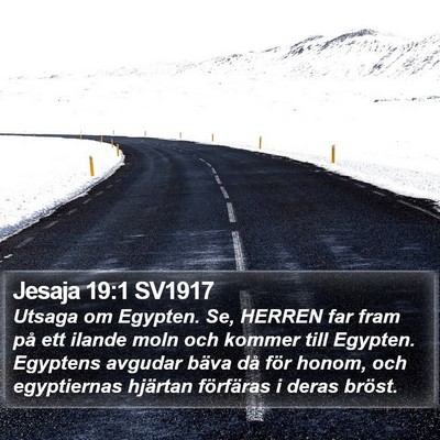 Jesaja 19:1 SV1917 Bible Verse Image