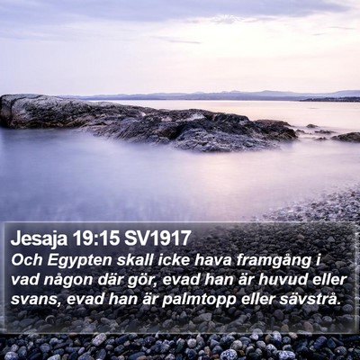 Jesaja 19:15 SV1917 Bible Verse Image