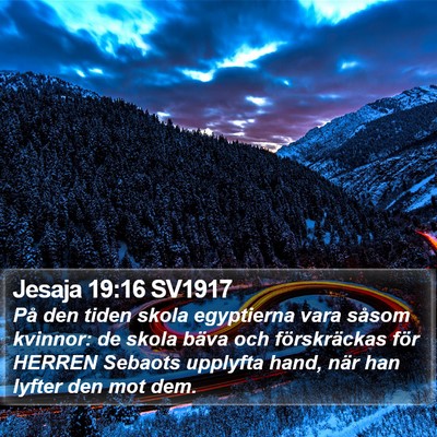Jesaja 19:16 SV1917 Bible Verse Image