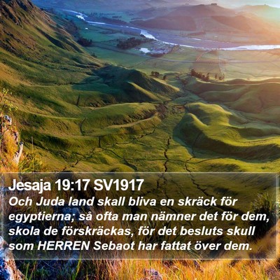 Jesaja 19:17 SV1917 Bible Verse Image