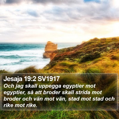 Jesaja 19:2 SV1917 Bible Verse Image