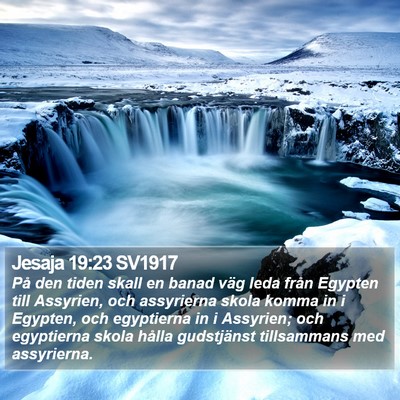 Jesaja 19:23 SV1917 Bible Verse Image
