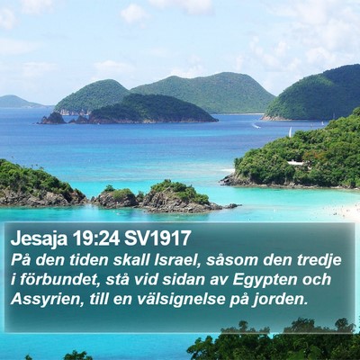 Jesaja 19:24 SV1917 Bible Verse Image