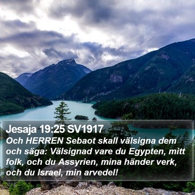 Jesaja 19:25 SV1917 Bible Verse Image