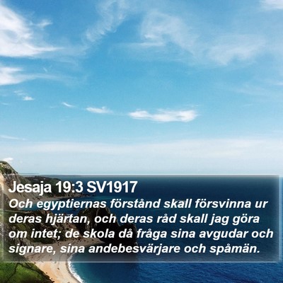 Jesaja 19:3 SV1917 Bible Verse Image