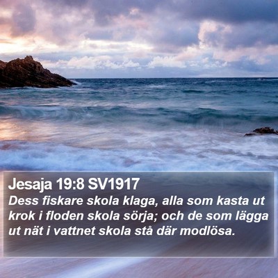 Jesaja 19:8 SV1917 Bible Verse Image