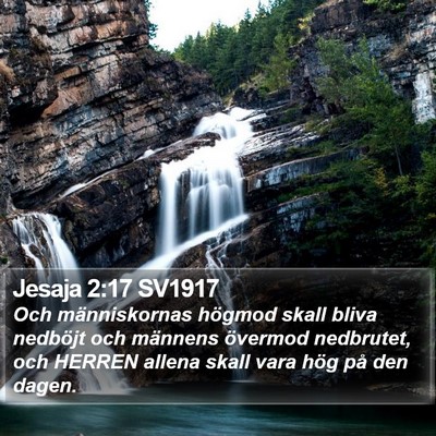 Jesaja 2:17 SV1917 Bible Verse Image