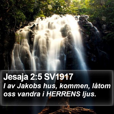 Jesaja 2:5 SV1917 Bible Verse Image