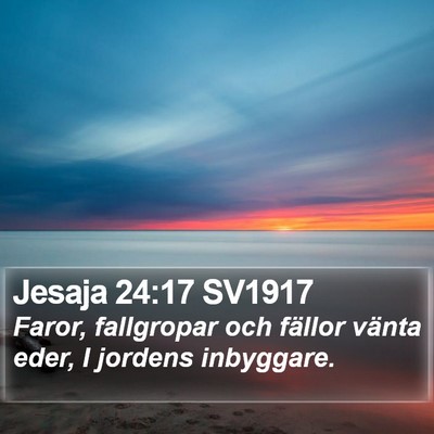 Jesaja 24:17 SV1917 Bible Verse Image