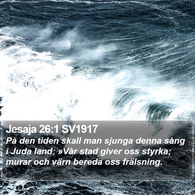 Jesaja 26:1 SV1917 Bible Verse Image