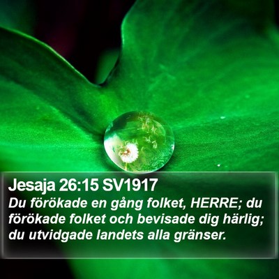 Jesaja 26:15 SV1917 Bible Verse Image