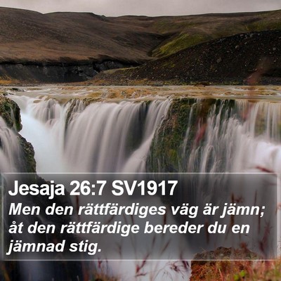 Jesaja 26:7 SV1917 Bible Verse Image